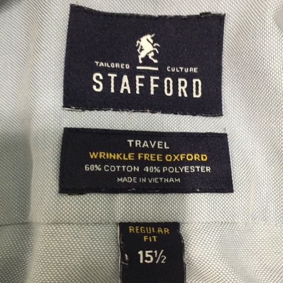 Stafford S/S Button Down. Medium. 15 1/2” neck. - Picture 2 of 5